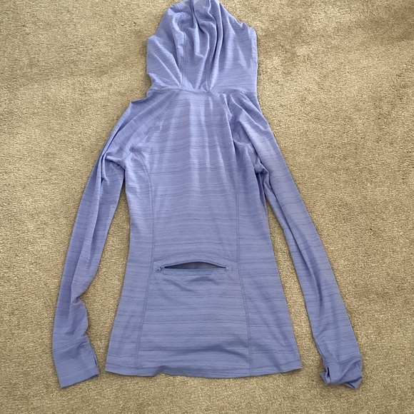 Athleta Light Purple Ruched Hoodie small - Picture 5 of 7